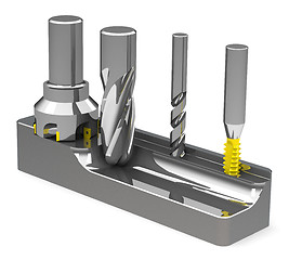 Image showing the milling cutters