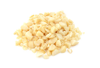 Image showing Chopped macadamia nuts