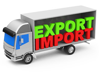 Image showing import and export