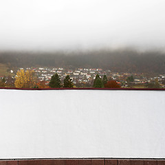 Image showing Colorful autumn in the mountains