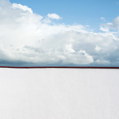 Image showing Blue sky with clouds