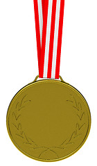 Image showing the golden medal