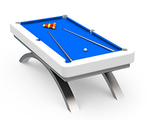 Image showing billiard table
