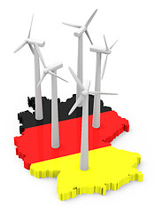 Image showing windenergy in germany