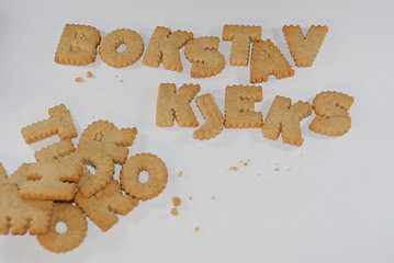 Image showing Letter Cookies