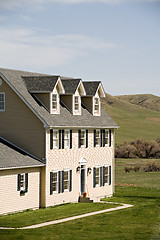 Image showing new rural american home