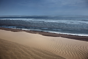 Image showing Sea and desert