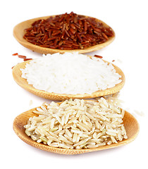 Image showing Various Rice