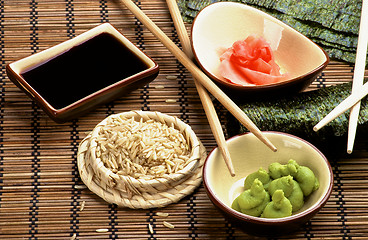 Image showing Preparing Sushi