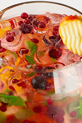 Image showing Berries and fruit cocktail