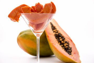 Image showing Boasting meat tenderizing powers - the Pawpaw fruit
