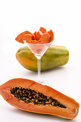 Image showing The large-fruited Papaya
