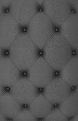 Image showing Sepia picture of genuine leather upholstery 