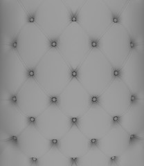 Image showing Sepia picture of genuine softly gray fabric upholstery 