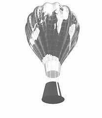 Image showing Hot Air Balloons as the earth with Gondola