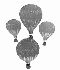 Image showing Hot Air Balloons with Gondola