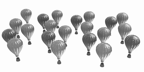 Image showing Hot Air Balloons with Gondola