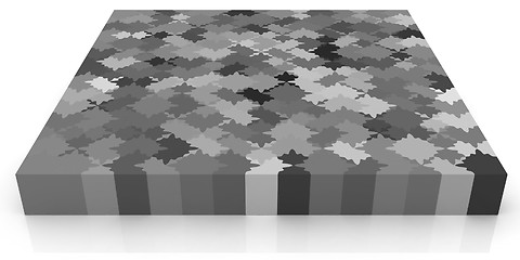 Image showing Many-colored puzzle pattern