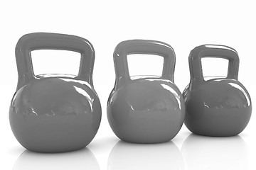 Image showing Colorful weights 