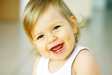 Image showing Laughing baby