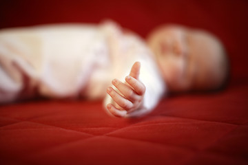 Image showing Sleeping baby