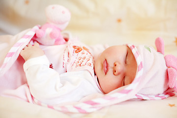 Image showing Sleeping baby