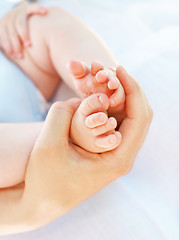 Image showing Baby feet