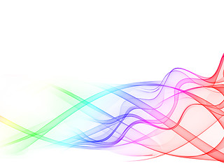 Image showing Color wavy