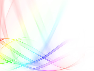 Image showing Color wavy