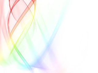 Image showing Color wavy