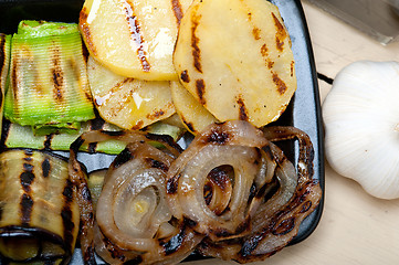 Image showing grilled assorted vegetables 