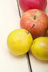 Image showing fresh fruits apples and  pears