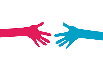 Image showing hands together