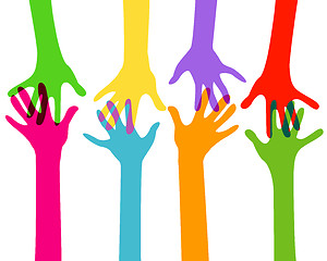 Image showing hands together