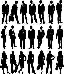 Image showing business people collection