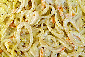 Image showing Calamari in cream sauce