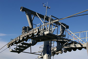 Image showing Ski lift