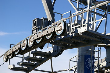 Image showing Ski lift