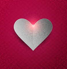 Image showing Valentine's day Background With Heart