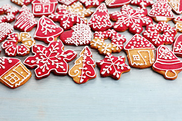 Image showing christmas gingerbread cookies