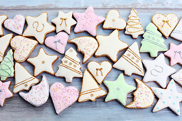 Image showing christmas gingerbread cookies