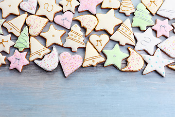 Image showing christmas gingerbread cookies