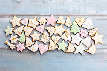 Image showing christmas gingerbread cookies