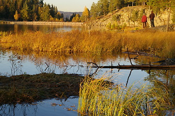 Image showing from Østernvann in Bærum in Norway