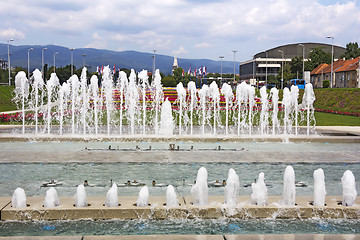 Image showing Fountains Zagreb