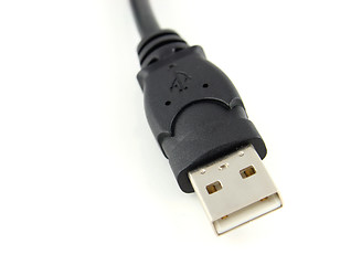 Image showing Computer connection cables  USB Connector