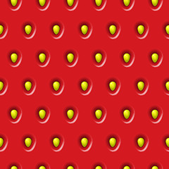 Image showing Seamless strawberry texture
