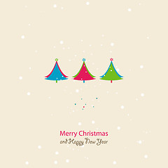 Image showing christmas and new year card