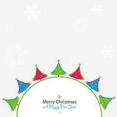 Image showing christmas and new year card