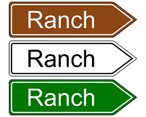 Image showing Sign ranch